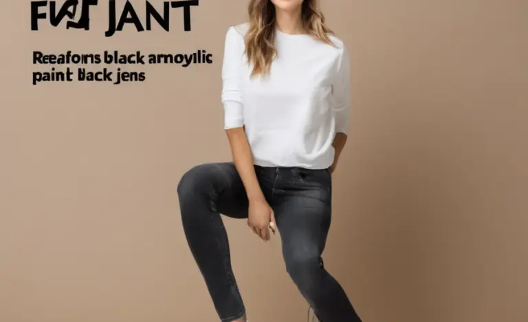 How to Remove Acrylic Paint From Black Jeans: Effortless Guide