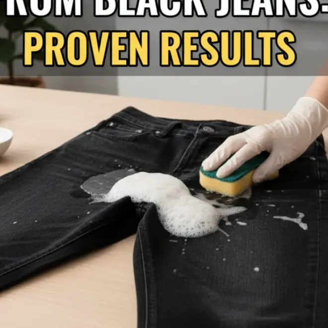 How to Remove Beer From Black Jeans: Proven Results