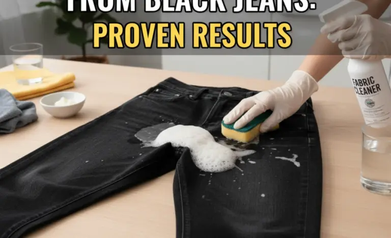 How to Remove Beer From Black Jeans: Proven Results
