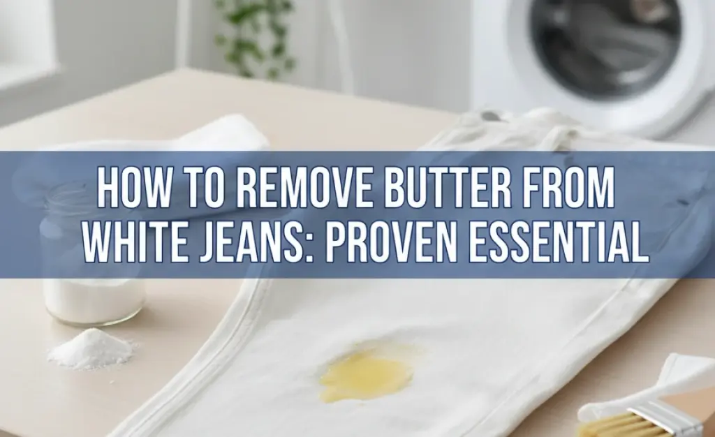 How to Remove Butter from White Jeans: Proven Essential