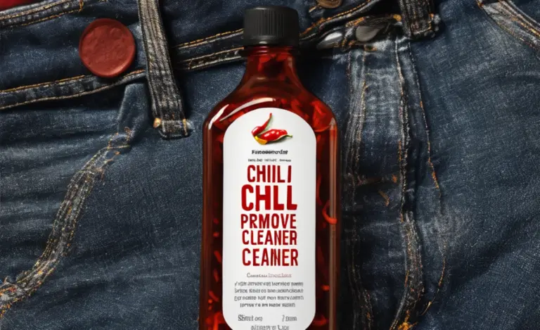 How to Remove Chili Oil: Proven Jeans Cleaner