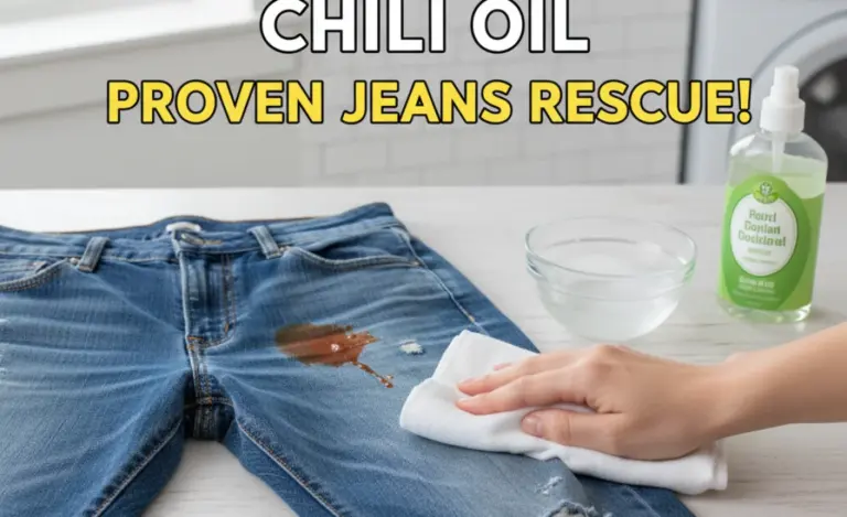 How To Remove Chili Oil: Proven Jeans Rescue!