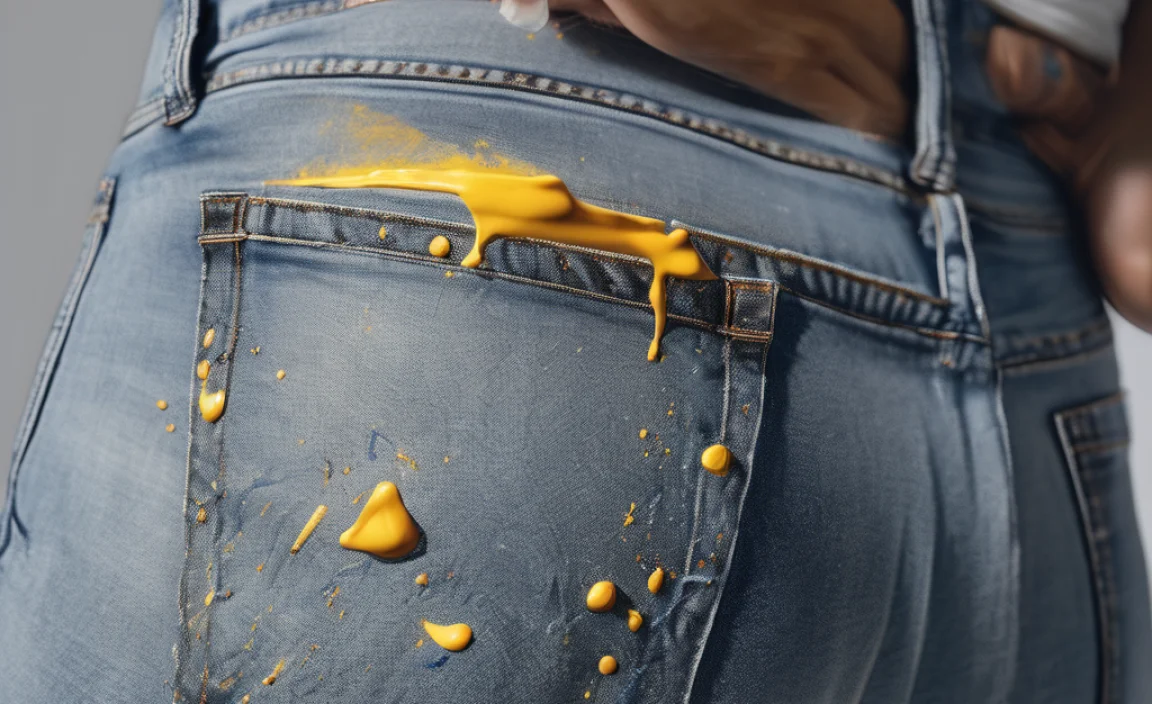 How to Remove Fresh Paint from Jeans