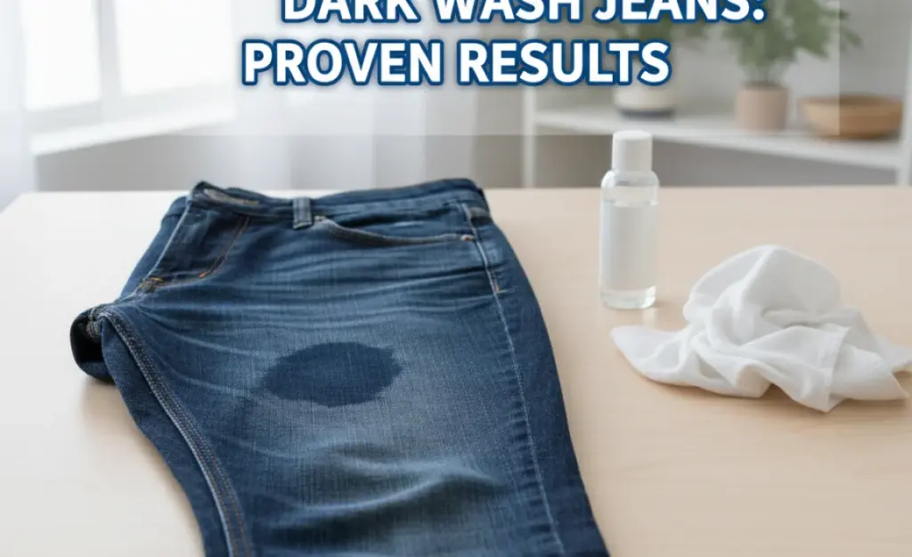 How to Remove Ink From Dark Wash Jeans: Proven Results