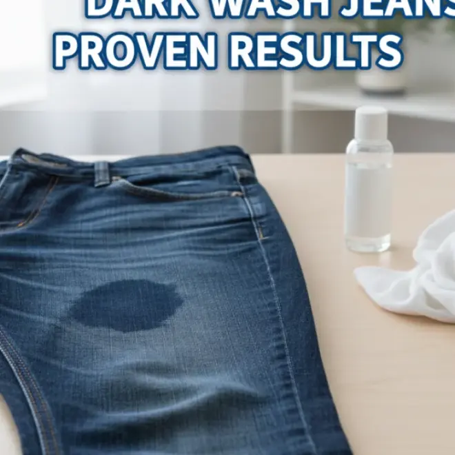 How to Remove Ink From Dark Wash Jeans: Proven Results