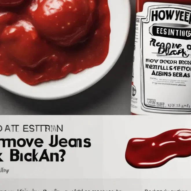 How to Remove Ketchup From Black Jeans: Proven Essential