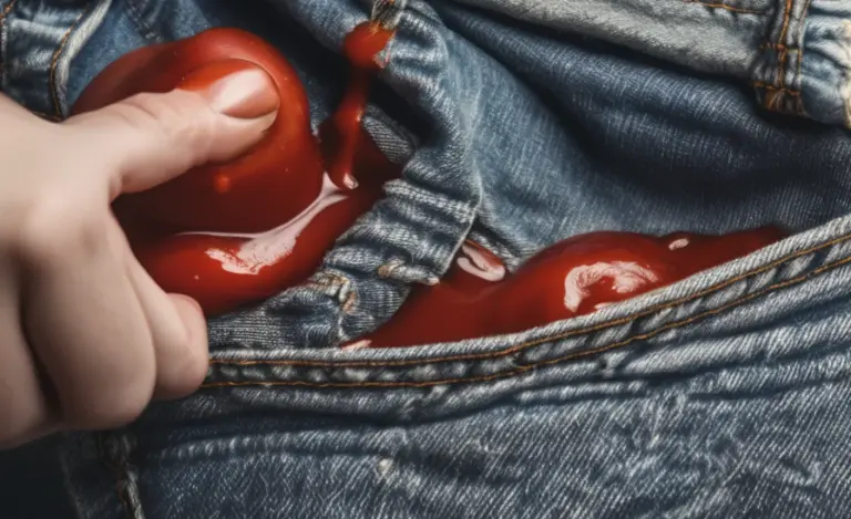 How to Remove Ketchup From Light Wash Jeans: Effortless Guide