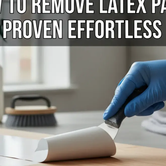 How To Remove Latex Paint: Proven Effortless