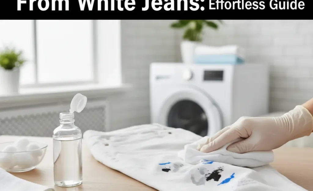 How To Remove Marker From White Jeans: Effortless Guide