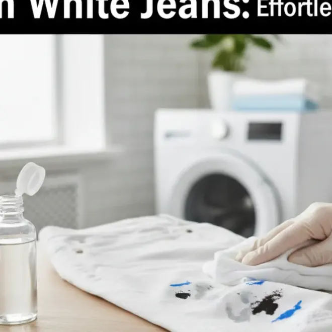 How To Remove Marker From White Jeans: Effortless Guide