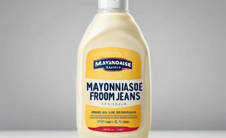 How to Remove Mayonnaise From Black Jeans: Essential Guide