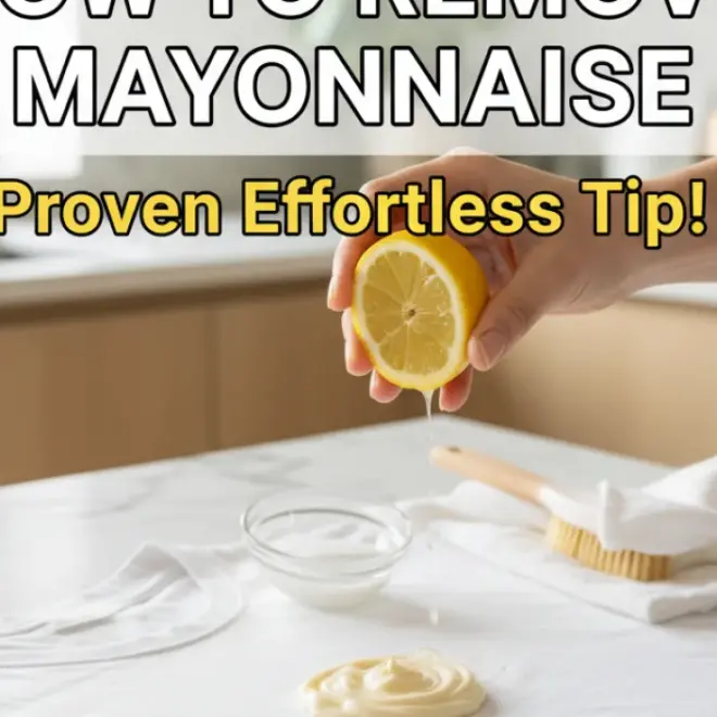 How to Remove Mayonnaise: Proven Effortless Tip!