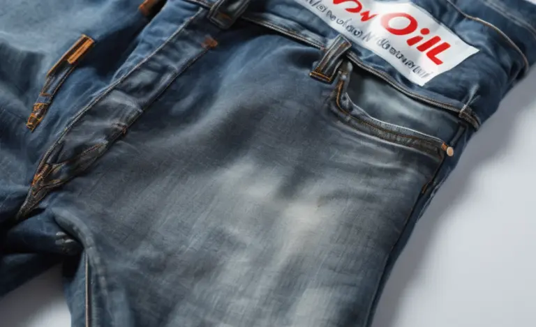 How to Remove Motor Oil from Light Wash Jeans: Proven Method