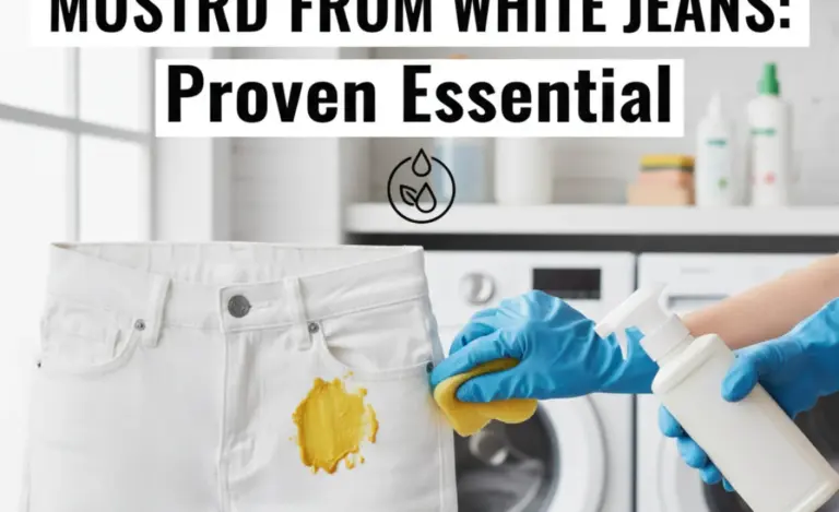 How to Remove Mustard From White Jeans: Proven Essential