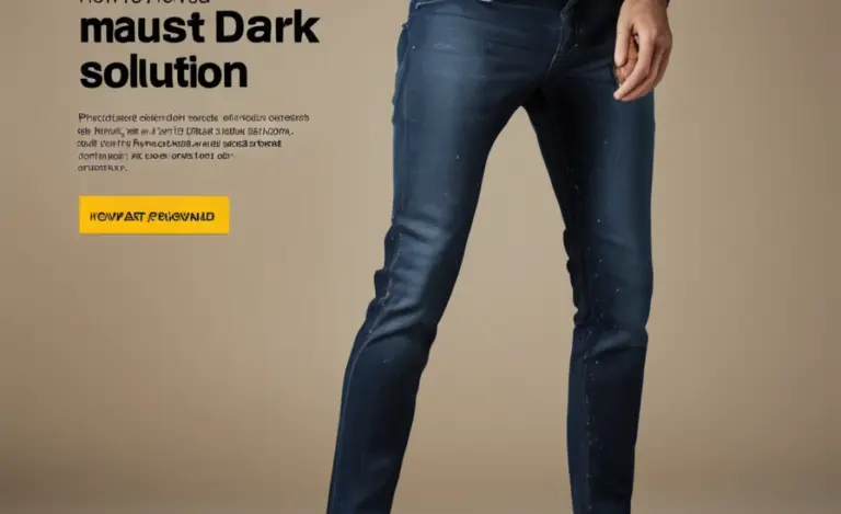 How to Remove Mustard: Proven Dark Wash Jeans Solution