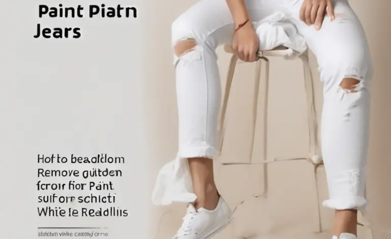 How To Remove Paint From White Jeans: Effortless Guide