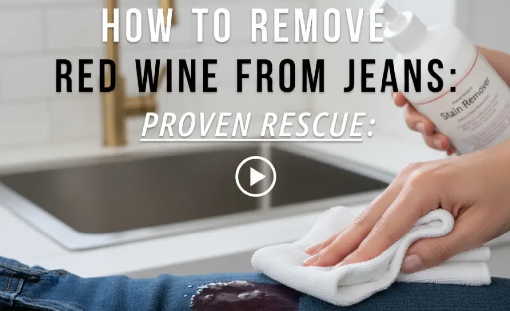 How to Remove Red Wine From Jeans: Proven Rescue