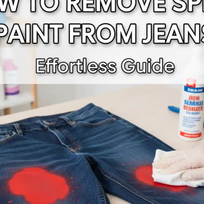 How To Remove Spray Paint From Jeans: Effortless Guide