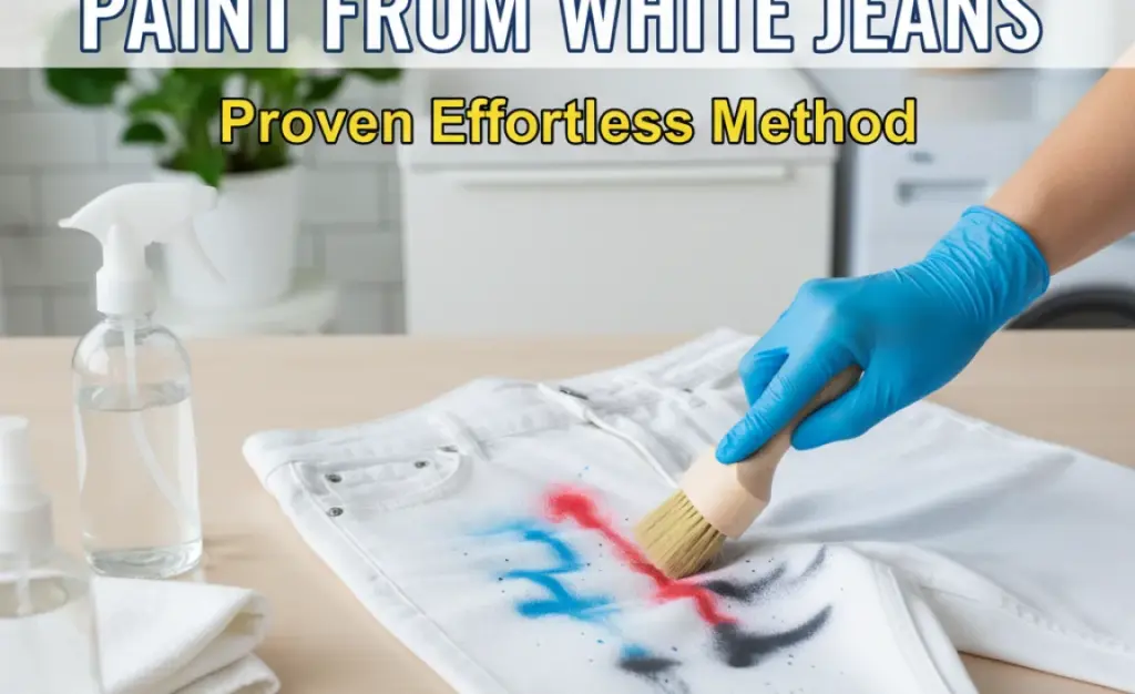 How to Remove Spray Paint From White Jeans: Proven Effortless Method