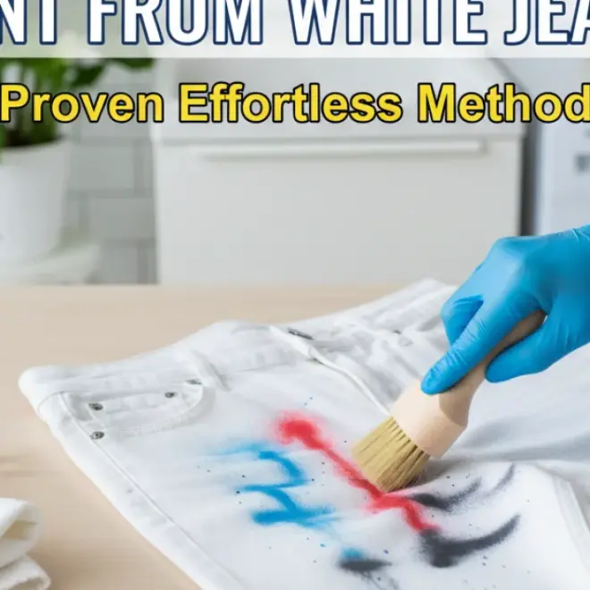 How to Remove Spray Paint From White Jeans: Proven Effortless Method