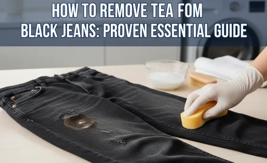 How to Remove Tea from Black Jeans: Proven Essential Guide