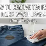 How To Remove Tea From Dark Wash Jeans: Effortless Guide