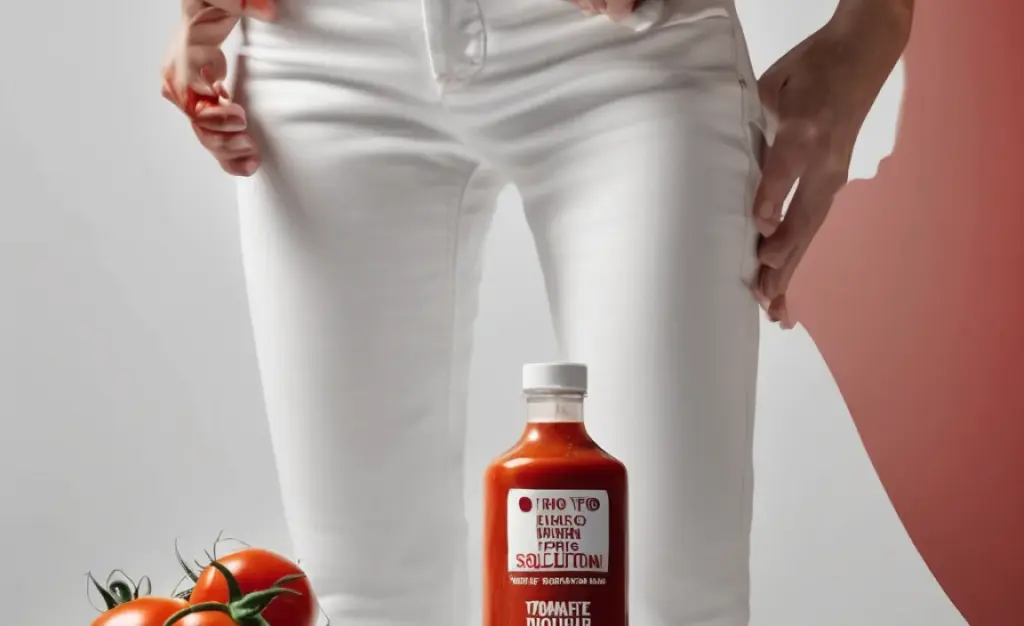 How To Remove Tomato Sauce: Genius White Jeans Solution
