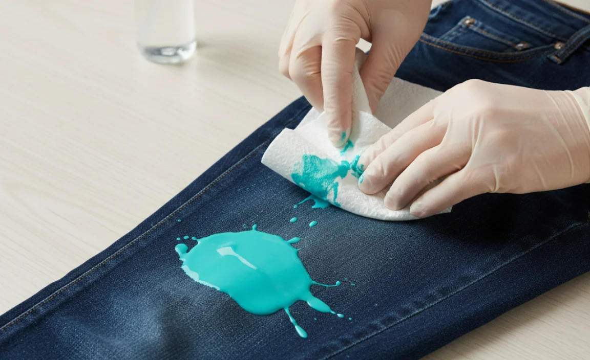 Immediate Action: Dealing with Fresh Acrylic Paint