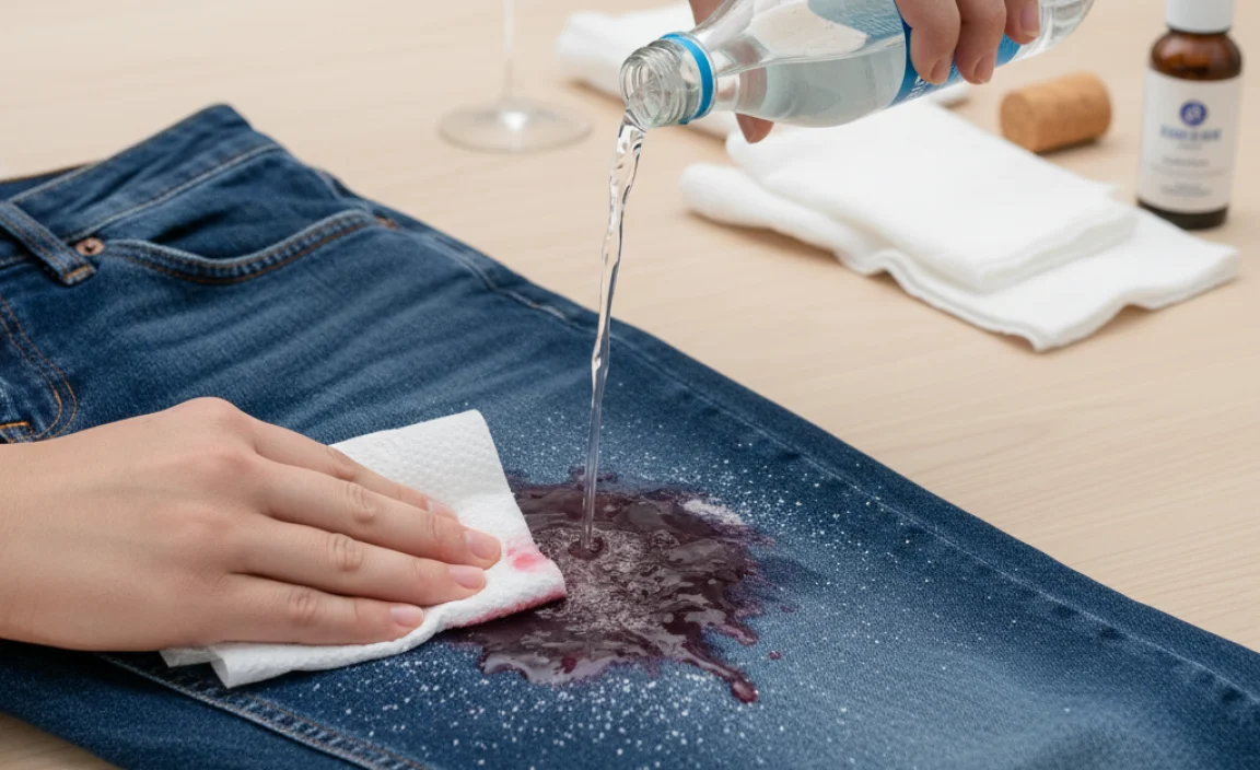 Immediate Rescue: Acting Fast on Fresh Red Wine Stains