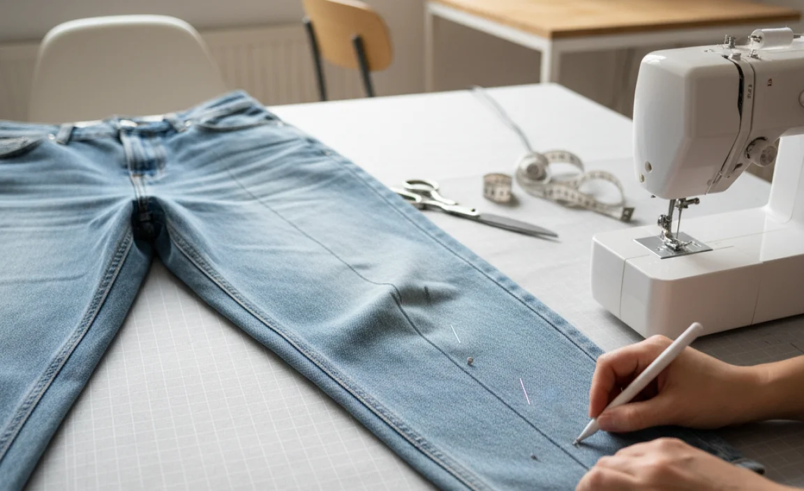 Method 2: Adjusting the Outer Seam (For Specific Looks or Difficult Seams)