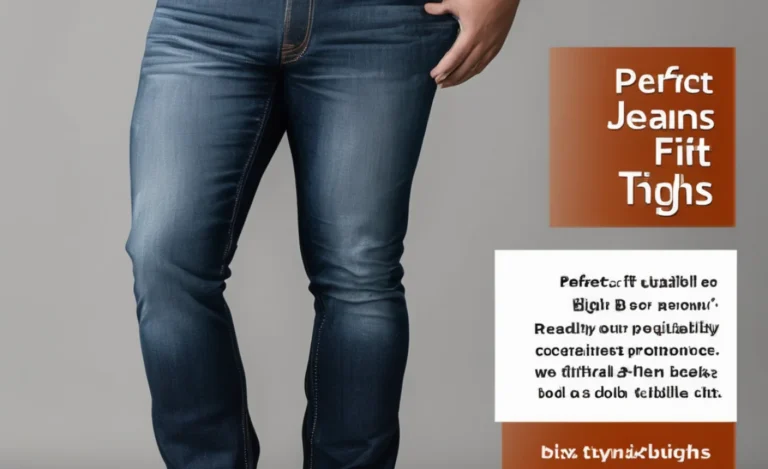 Perfect Fit: Men’S Jeans For Big Thighs