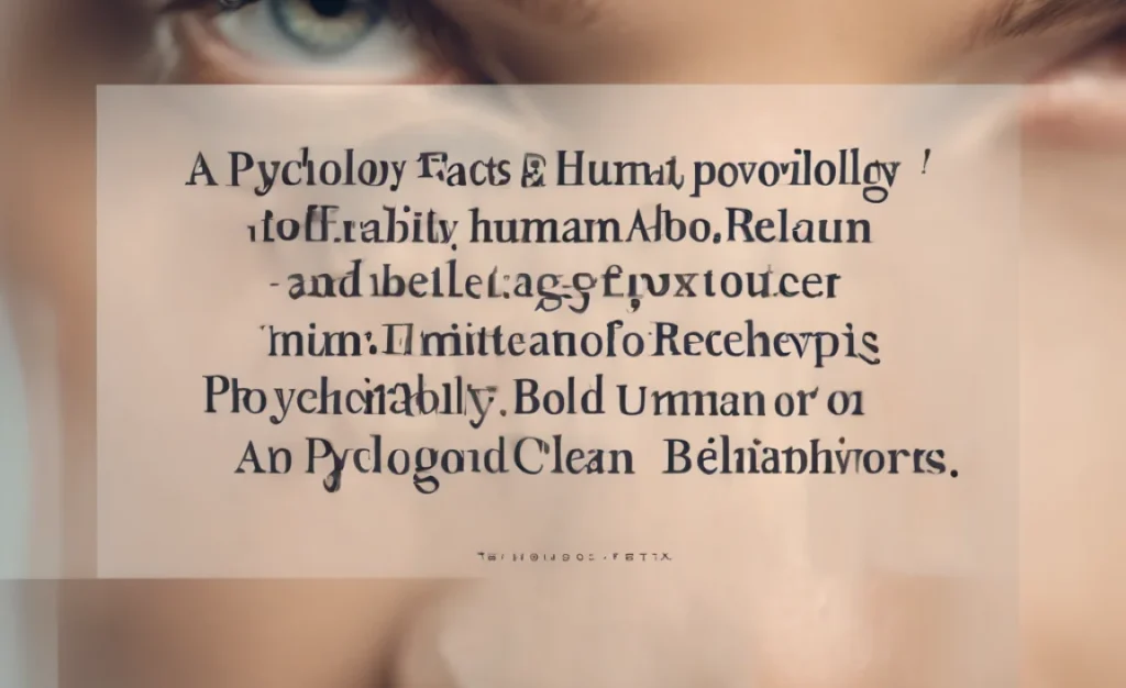 psychology facts about human behavior