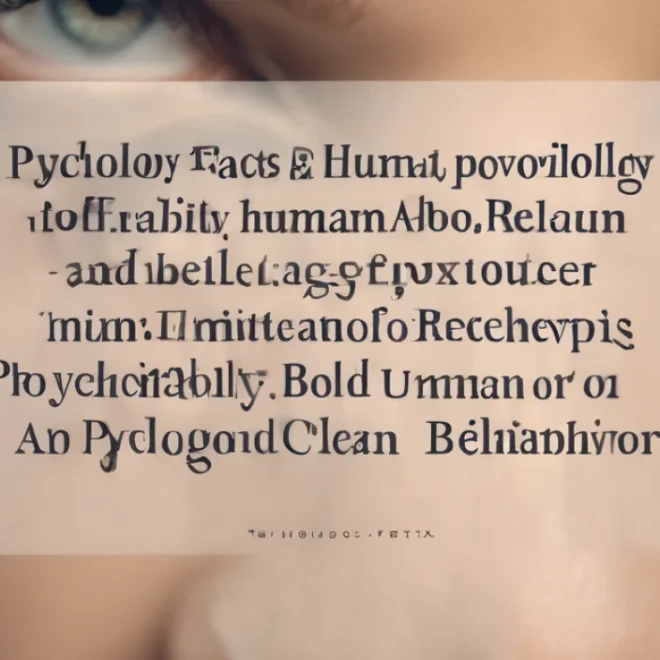 psychology facts about human behavior