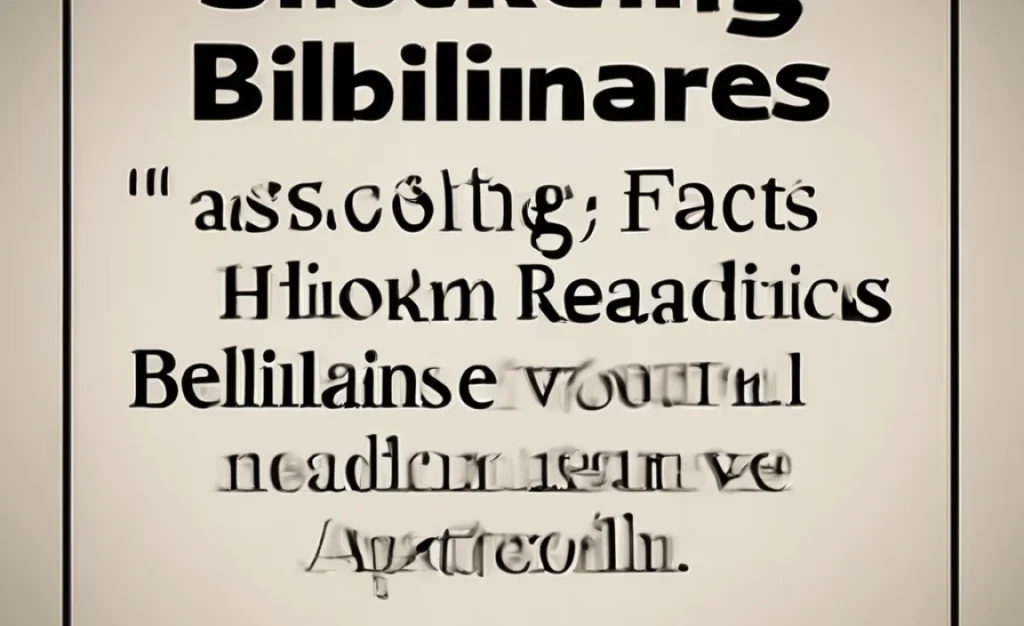 shocking facts about billionaires