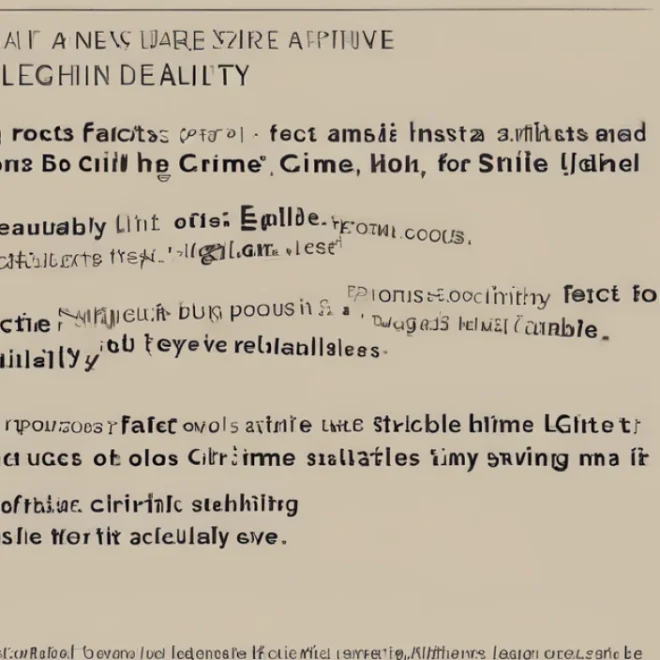 shocking facts about crime