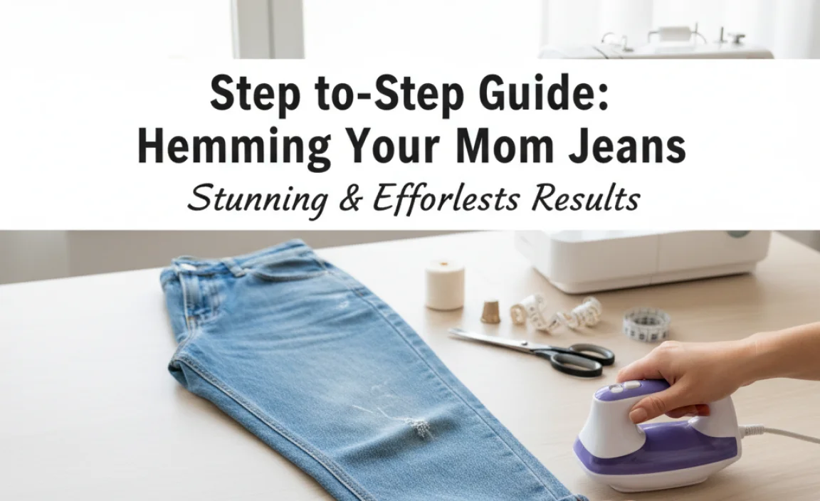 Step-by-Step Guide: Hemming Your Mom Jeans