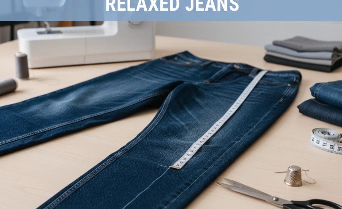 Step-by-Step Guide: How to Narrow Leg Opening of Relaxed Jeans