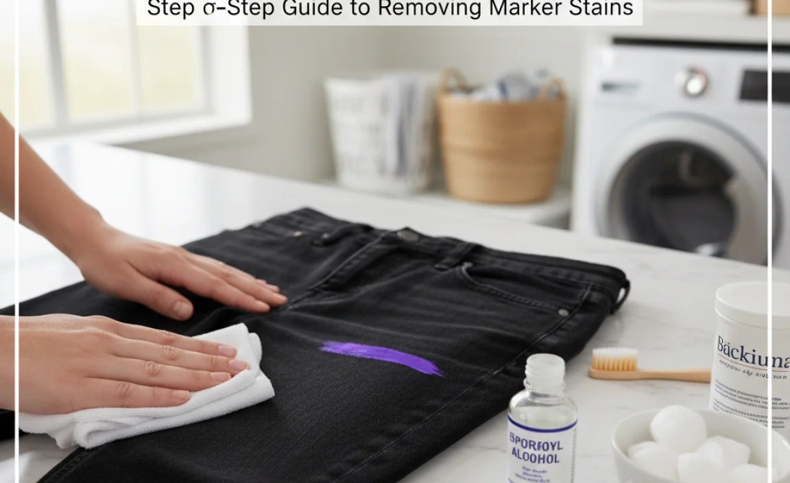 Step-by-Step Guide to Removing Marker Stains