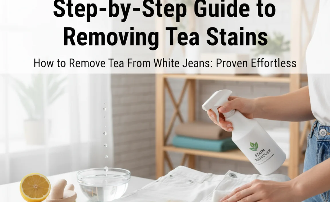 Step-by-Step Guide to Removing Tea Stains