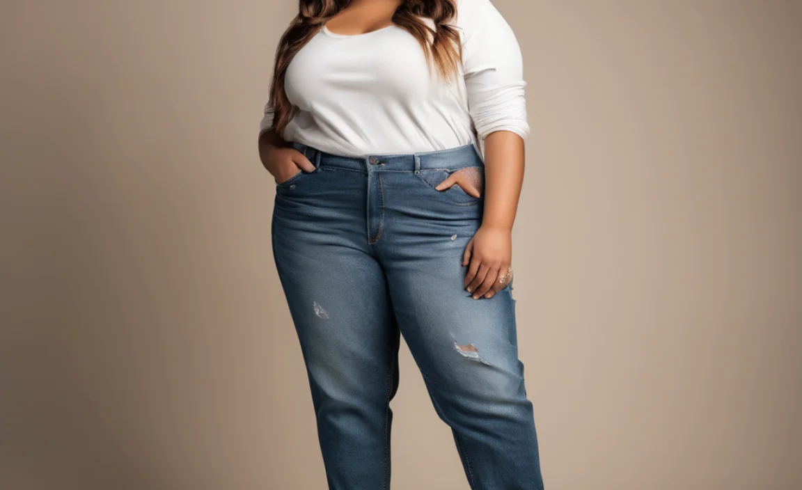 Styling Tips for Plus Size Boyfriend Jeans
