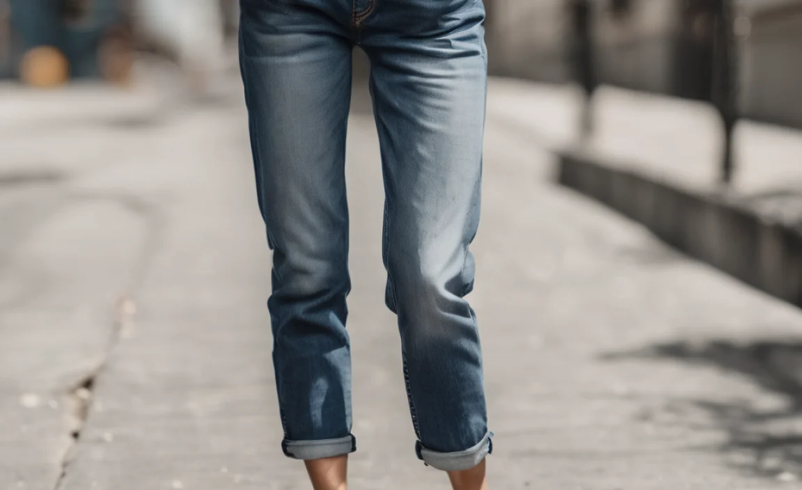 Table: Common Boyfriend Jean Leg Opening Widths vs. Narrowed Options