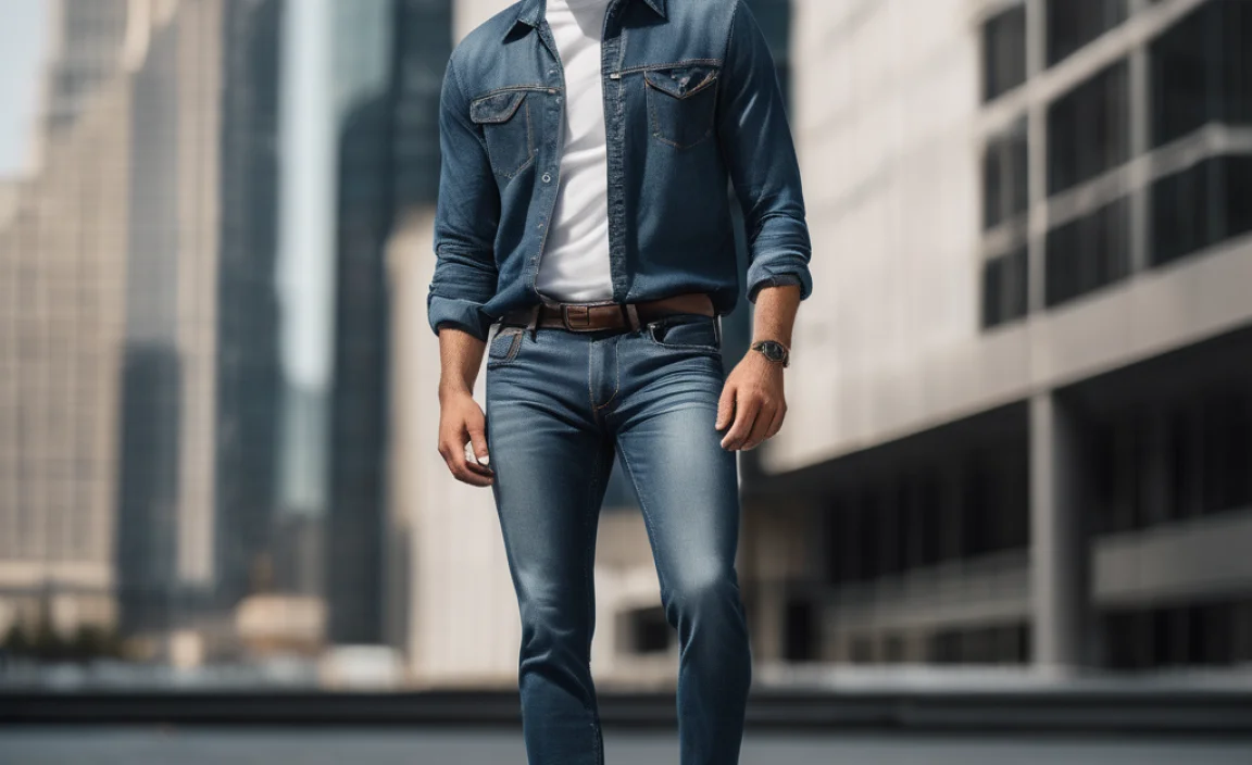 The Appeal Of High Rise Denim Jeans For Men
