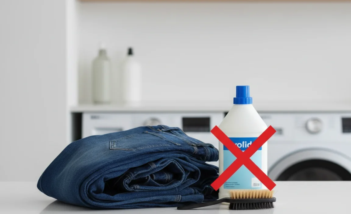 Things to Avoid When Softening Jeans