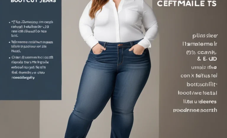 Top Plus Size Bootcut Jeans: Stylish & Comfortable Fit
