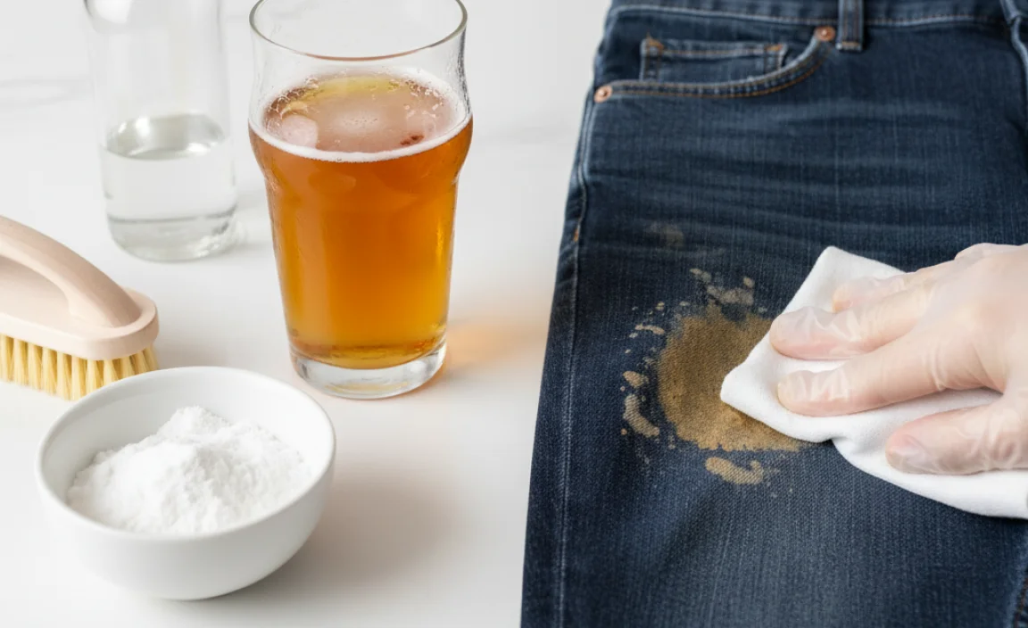 Understanding Beer Stains on Denim