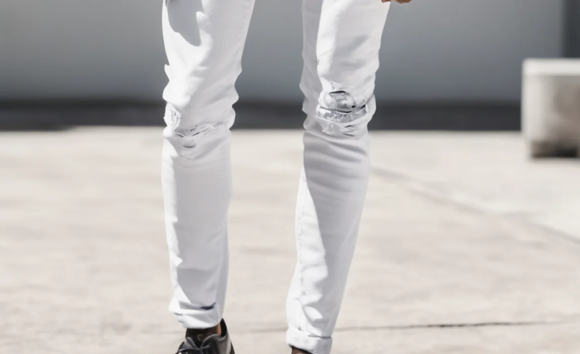 Understanding Ink Stains on White Jeans