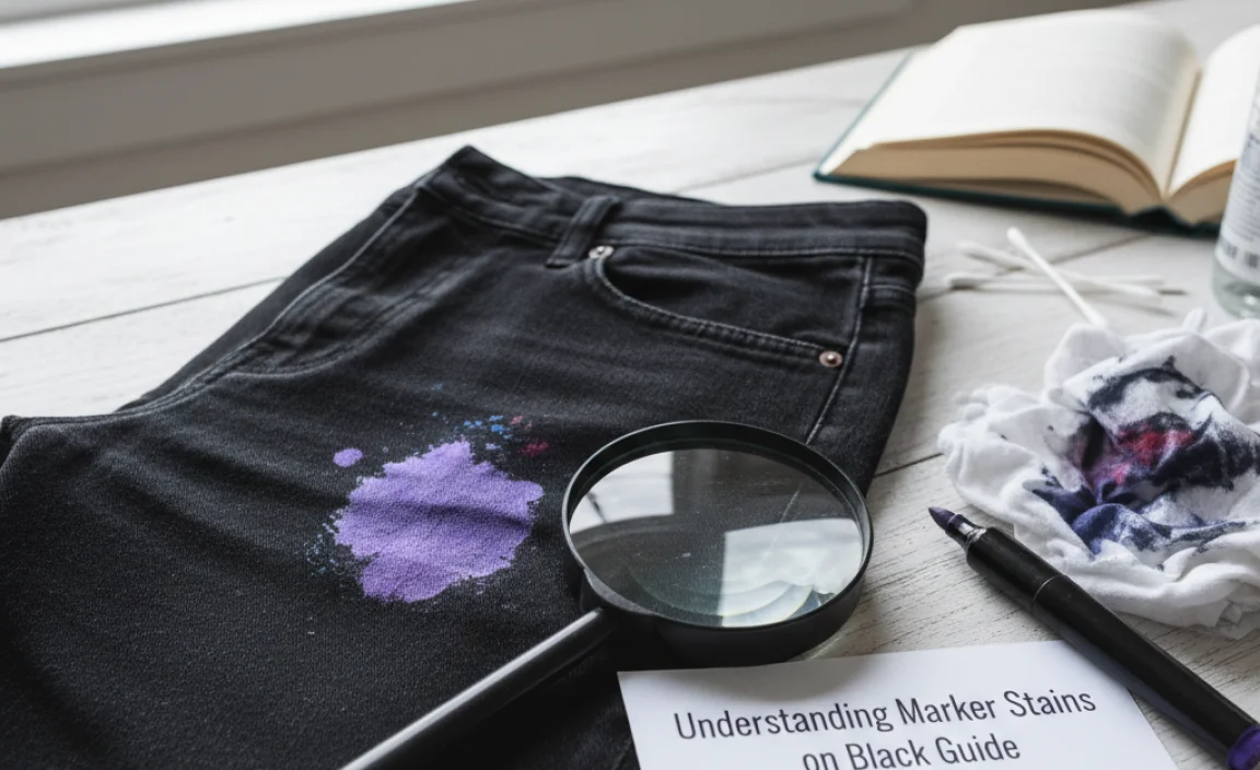 Understanding Marker Stains on Black Jeans