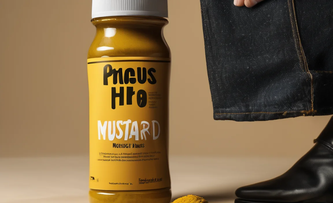 Understanding Mustard Stains on Black Fabric