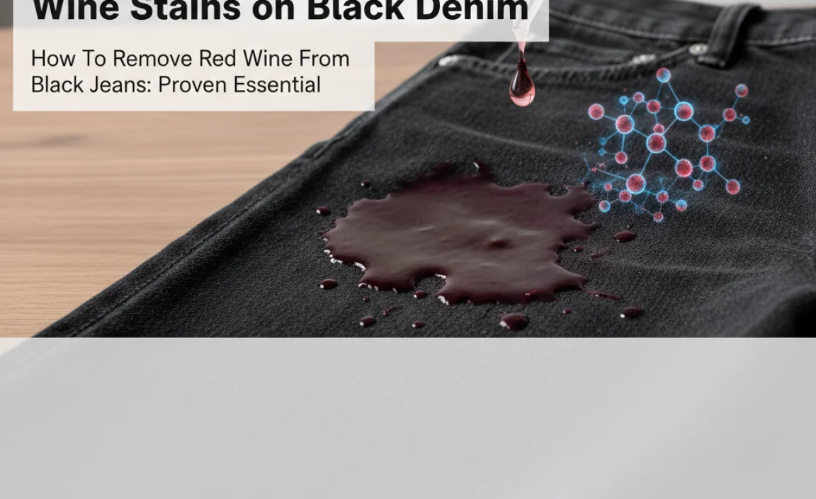 Understanding Red Wine Stains on Black Denim