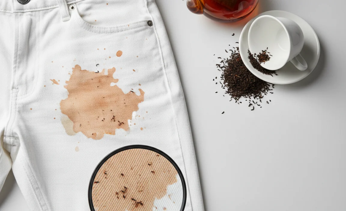 Understanding Tea Stains on White Fabric